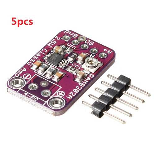 5pcs CJMCU-832 PAM8302 Single Channel Class D Audio Power Amplifier Development Board