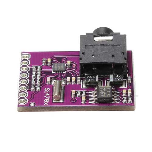 3pcs CJMCU-470 Si4703 FM Radio Tuner Evaluation Development Board CJMCU for Arduino - products that work with official Arduino boards
