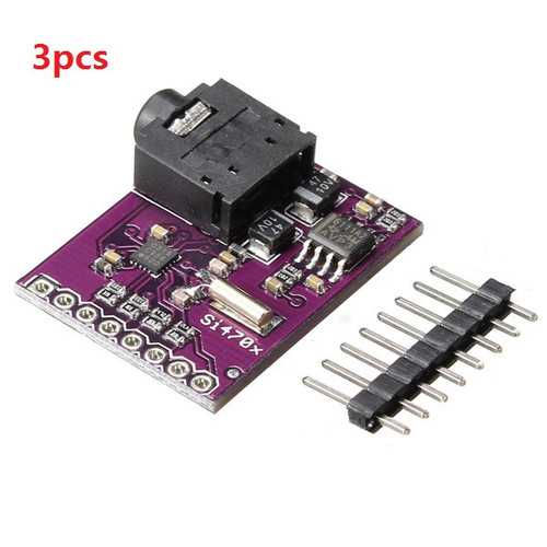 3pcs CJMCU-470 Si4703 FM Radio Tuner Evaluation Development Board CJMCU for Arduino - products that work with official Arduino boards