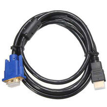 Load image into Gallery viewer, 1.8M 1080P HD Male to VGA Female Video Converter Adapter Cable Lead PC DVD TV
