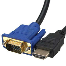 Load image into Gallery viewer, 1.8M 1080P HD Male to VGA Female Video Converter Adapter Cable Lead PC DVD TV
