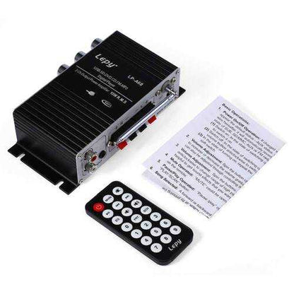 Lepy LP-A68 USB FM Mini Amplifier For Home Car