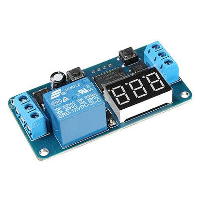 5Pcs Geekcreit? DC 12V LED Display Digital Delay Timer Control Switch Module PLC