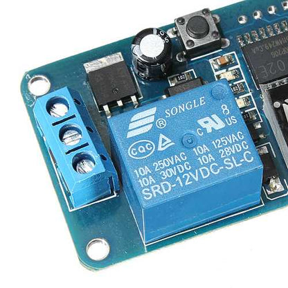 5Pcs Geekcreit? DC 12V LED Display Digital Delay Timer Control Switch Module PLC