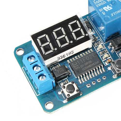 5Pcs Geekcreit? DC 12V LED Display Digital Delay Timer Control Switch Module PLC