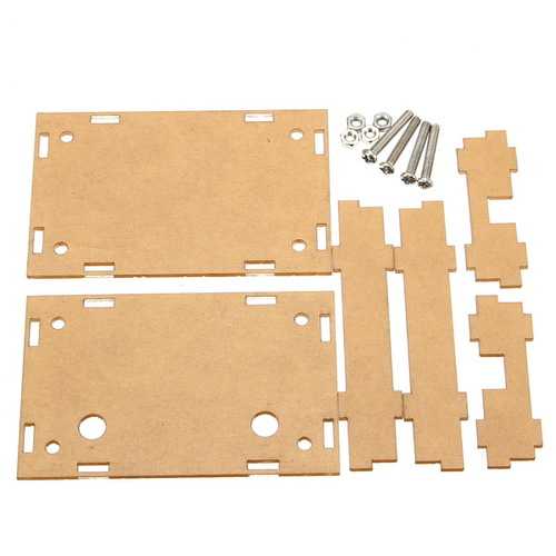 Transparent Acrylic Sheet Housing Case For DSP & PLL Digital Stereo FM Radio Receiver Module