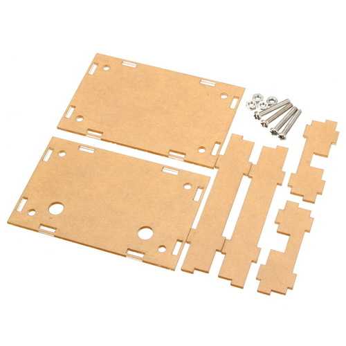 Transparent Acrylic Sheet Housing Case For DSP & PLL Digital Stereo FM Radio Receiver Module
