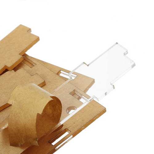 Transparent Acrylic Sheet Housing Case For DSP & PLL Digital Stereo FM Radio Receiver Module