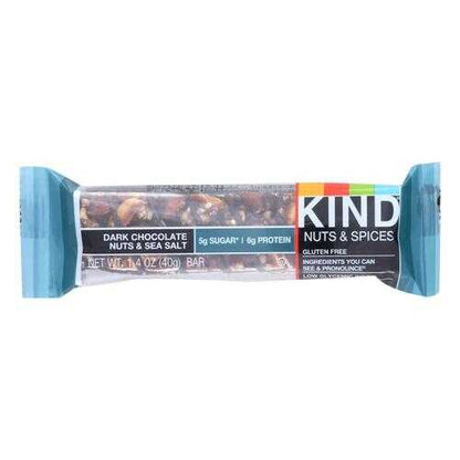 Kind Fruit and Nut Bars - Dark Chocolate Nuts and Sea Salt - 1.4 oz - Case of 12