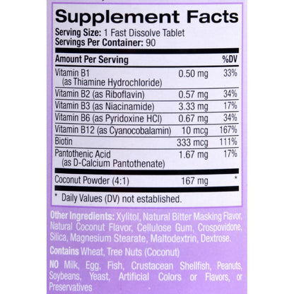 Natrol B-Complex Fast Dissolve - 90 Tablets