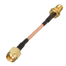 将图片加载到图库查看器，5CM SMA Male To SMA Female RG141 Extension Cable Made With Semi Rigid Cable Jack Plug Wire Connector
