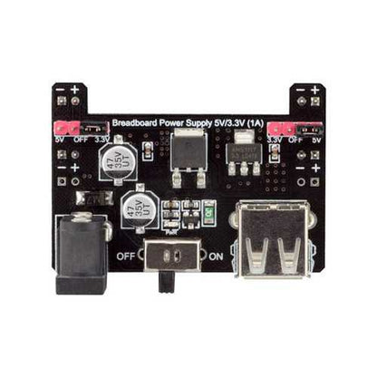 Breadboard Power Supply 5V/3.3V 1A Module Board RobotDyn for Arduino - products that work with official Arduino boards
