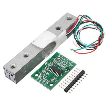 5KG Small Scale Load Cell Weighing Pressure Sensor With A/D HX711AD Adapter