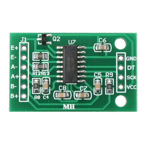 5KG Small Scale Load Cell Weighing Pressure Sensor With A/D HX711AD Adapter