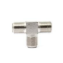 將圖片載入圖庫檢視器 3Pcs Thread F Socket T Splitter Adaptor Cable TV Aerial Freeview Virgin Media Silver
