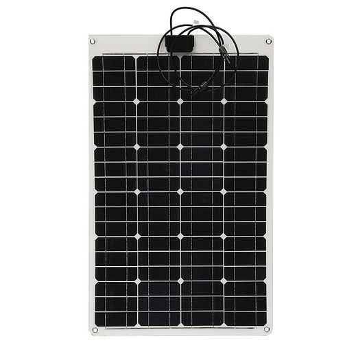 Elfeland? SP-8 60W 12V Monocrystalline Flexible ETFT High Efficiency Solar Panel