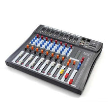 Load image into Gallery viewer, EL M CT80S 8 Channel Live Studio 48V Phantom Audio Mixer Mixing Console for DJ KTV Karaoke
