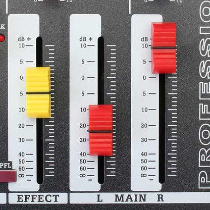 EL M CT80S 8 Channel Live Studio 48V Phantom Audio Mixer Mixing Console for DJ KTV Karaoke