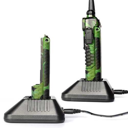 Upgrade BaoFeng UV-5R Camouflage Walkie Talkie VH/UHF Dual Band Two Way Radio Transceiver 3800mah