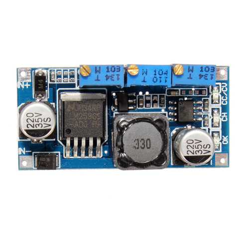 5Pcs DC7V-35V to DC1.25V-30V LED Driver Charging Constant Current Voltage Step Down Buck Power Supply Module