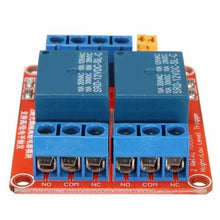 将图片加载到图库查看器，5Pcs 12V 2 Channel Relay Module With Optocoupler Support High Low Level Trigger
