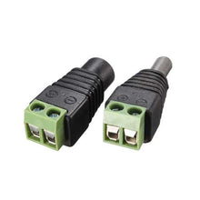 将图片加载到图库查看器，1 pairs DC Connector Male Female 5.5mm For LED Strip Light CCTV Camera
