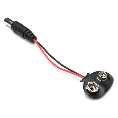 50pcs DC 9V Battery Button Power Cable Tieline For