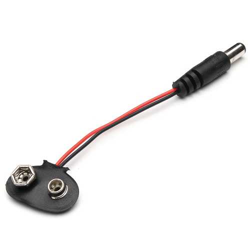50pcs DC 9V Battery Button Power Cable Tieline For