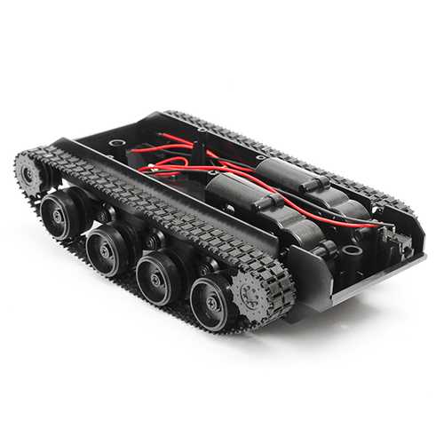 3V-7V Light Shock Absorbed Smart Robot Tank Chassis Car DIY Kit With 130 Motor