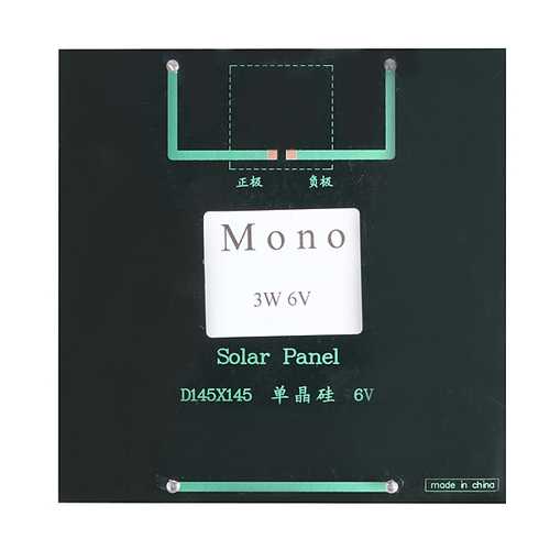 5pcs 3W 6V Epoxy Solar Panel Solar Cell Panel DIY Solar Charger Panel