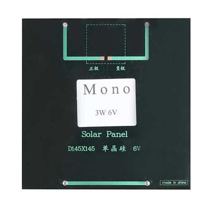 3pcs 3W 6V Epoxy Solar Panel Solar Cell Panel DIY Solar Charger Panel