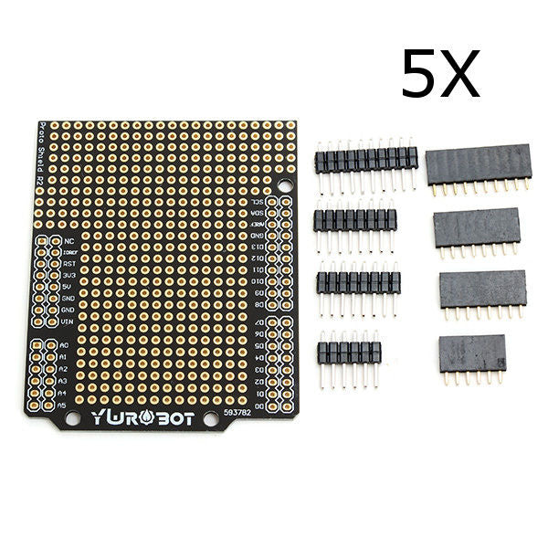 5Pcs DIY PCB Expansion Board Kit Compatible UNO R3