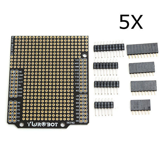 5Pcs DIY PCB Expansion Board Kit Compatible UNO R3