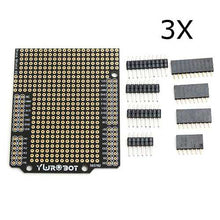 將圖片載入圖庫檢視器 3Pcs DIY PCB Expansion Board Kit Compatible UNO R3

