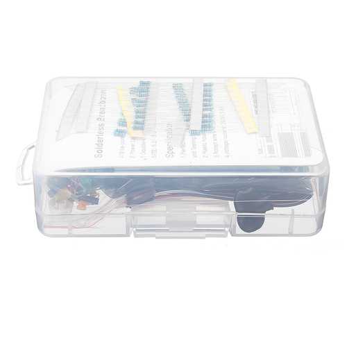 Basic Starter Kit UNO R3 Mini Breadboard LED Jumper Wire Button With Box For Geekcreit for Arduino - products that work with official Arduino boards