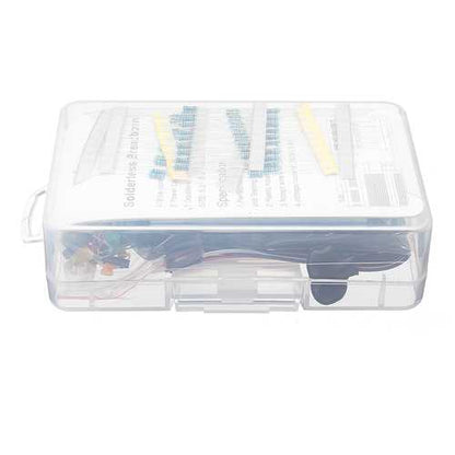 Basic Starter Kit UNO R3 Mini Breadboard LED Jumper Wire Button With Box For Geekcreit for Arduino - products that work with official Arduino boards