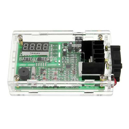 ZHIYU? ZB206 12V Multi-Function Battery Capacity Internal Resistance Tester 18650 Battery Tester With Acrylic Shell Fan Red Digital Tube