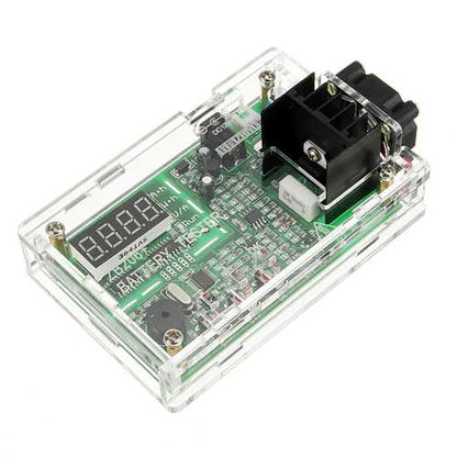 ZHIYU? ZB206 12V Multi-Function Battery Capacity Internal Resistance Tester 18650 Battery Tester With Acrylic Shell Fan Red Digital Tube