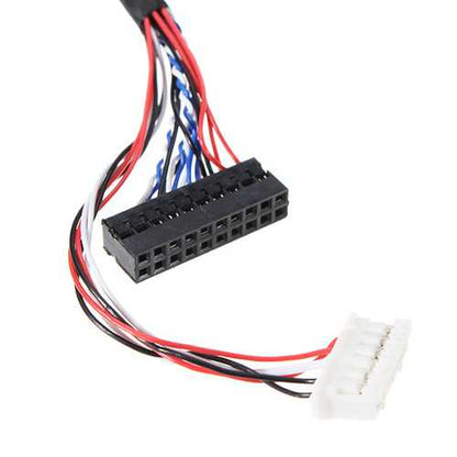 3Pcs 40 Pin 1 Channel 6 Bit LED LCD LVDS Screen Cable For Display