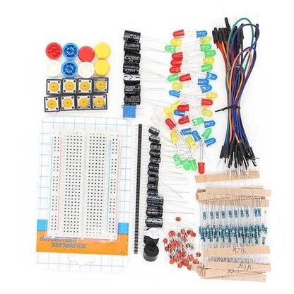 Geekcreit Components Starter Kits Resistor / LED / Capacitor / Jumper Wire / Breadboard For Geekcreit Arduino - products that work with official Arduino boards