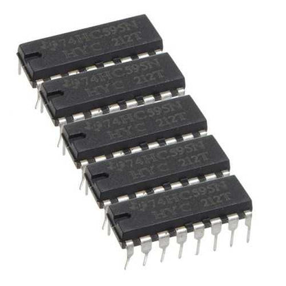 75pcs SN74HC595N 74HC595 74HC595N HC595 DIP-16 8 Bit Shift Register IC