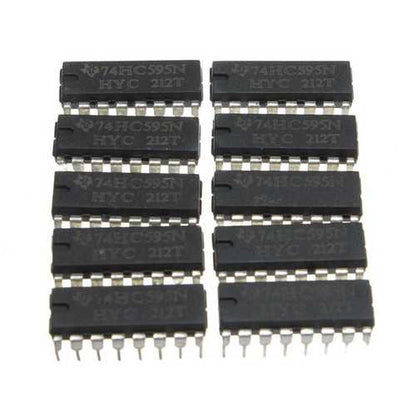 75pcs SN74HC595N 74HC595 74HC595N HC595 DIP-16 8 Bit Shift Register IC