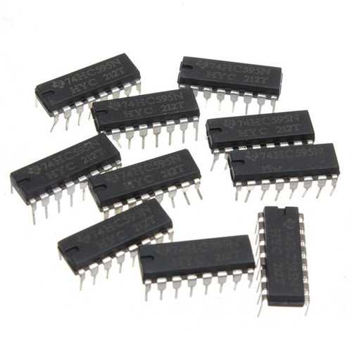 75pcs SN74HC595N 74HC595 74HC595N HC595 DIP-16 8 Bit Shift Register IC