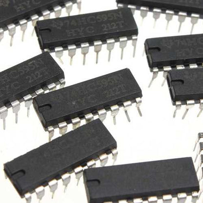 75pcs SN74HC595N 74HC595 74HC595N HC595 DIP-16 8 Bit Shift Register IC