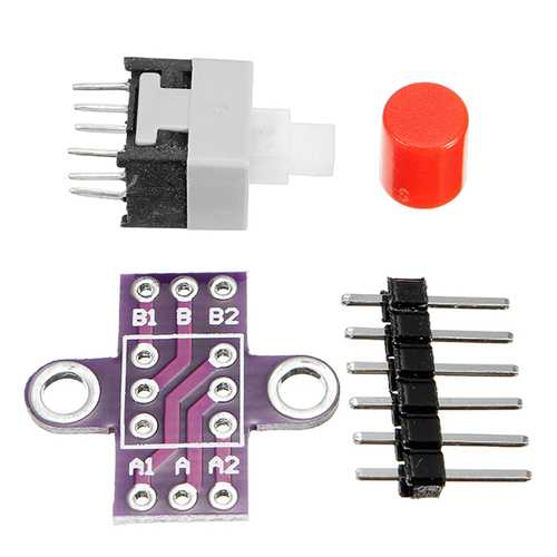 CJMCU-010 With Lock Button Self-locking Switch Double Row Switch