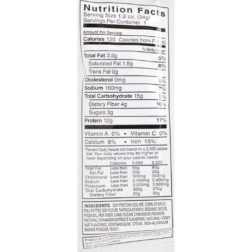 Kay's Naturals Protein Pretzel Sticks Cinnamon Toast - 1.2 oz - Case of 6
