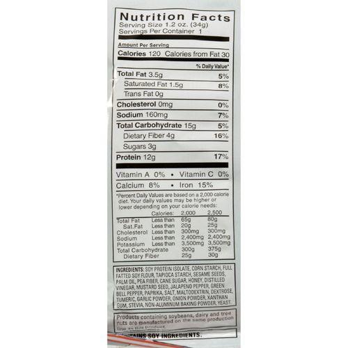 Kay's Naturals Better Balance Pretzel Sticks Jalapeno Honey Mustard - 1.2 oz - Case of 6