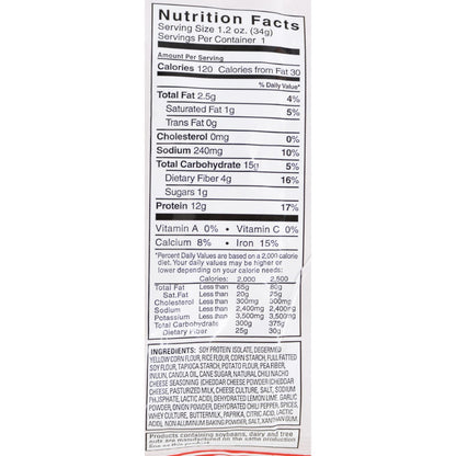 Kay's Naturals Better Balance Protein Chips Chili Nacho Cheese - 1.2 oz - Case of 6