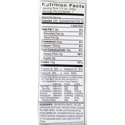 Kay's Naturals Protein Cereal Gluten Free Apple Cinnamon - 1.2 oz - Case of 6