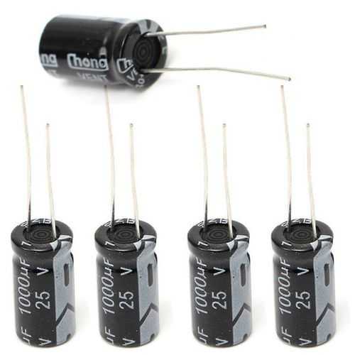 400pcs 1000uF 25V Radial Electrolytic Capacitor 10 x 17mm 105?C